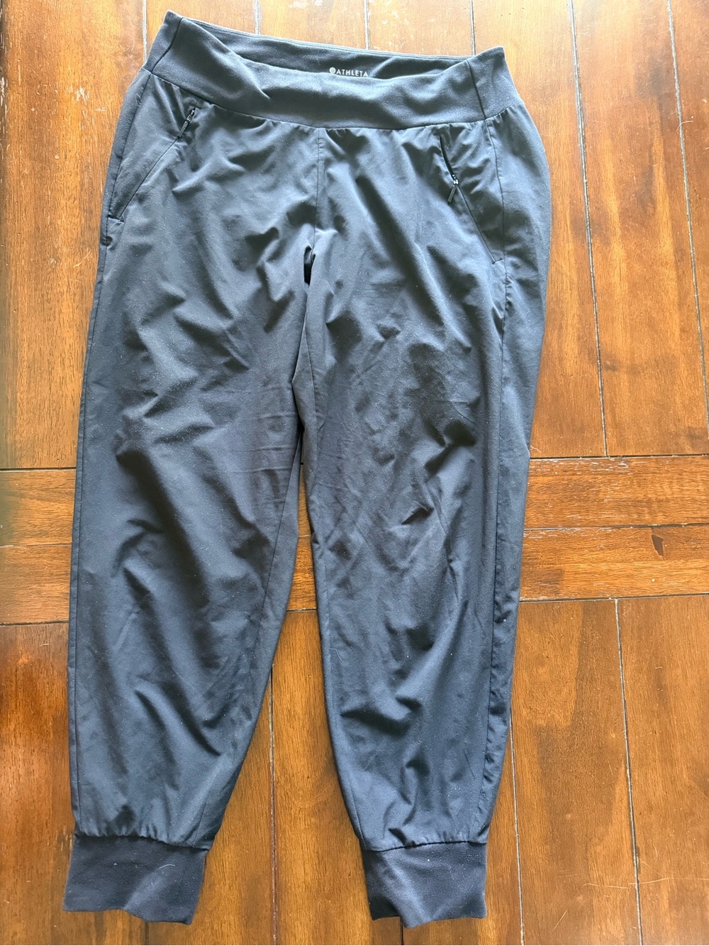 Athleta Venice High Rise Jogger Black Medium petite Length